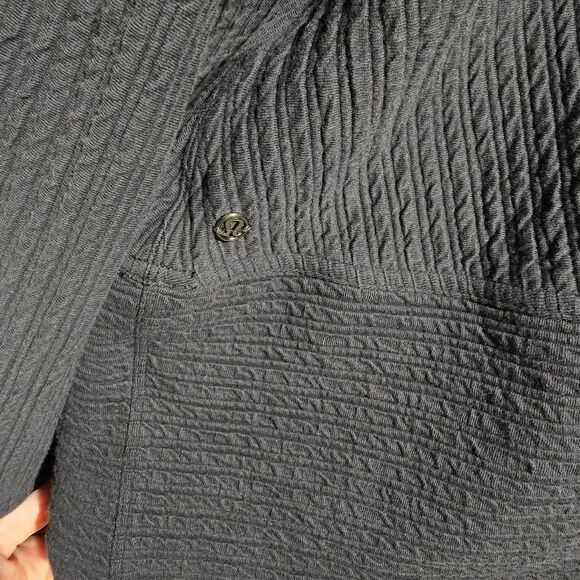 lululemon athletica Charcoal Cowl Neck Sweater - Picture 6 of 7